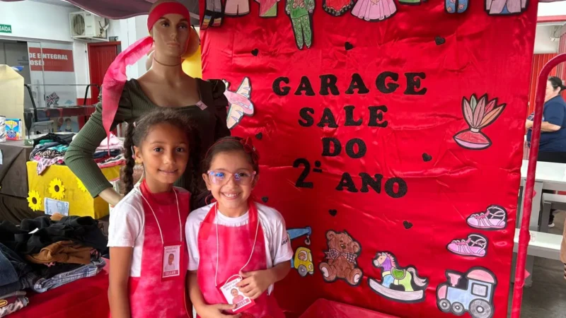 Garage Sale escolar transforma desapego em lição de cidadania e sustentabilidade