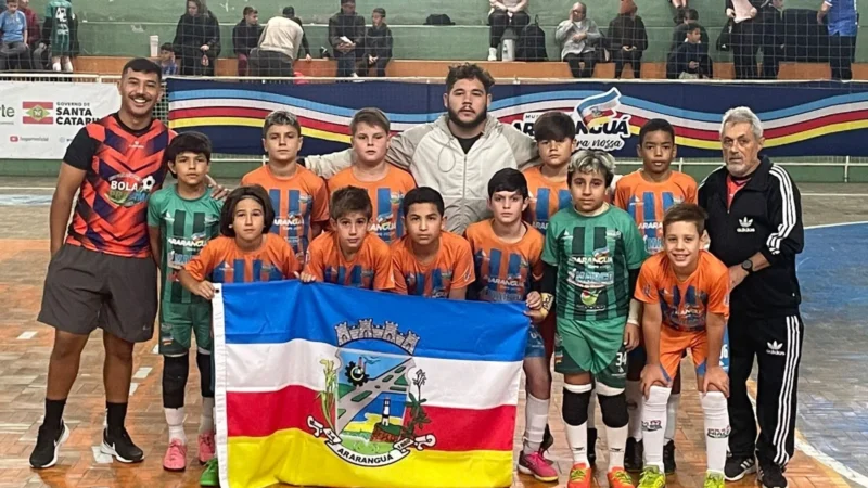 Araranguá brilha na LUD com vitórias em três categorias no futsal