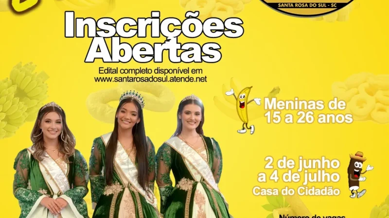 XI Polvilhana abre inscrições para escolha da Rainha e Princesas da festa em Santa Rosa do Sul