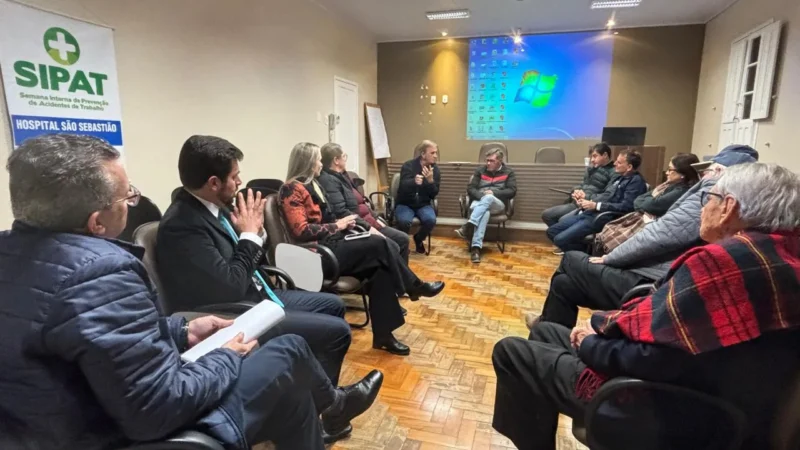 Administração de Turvo e Hospital São Sebastião dialogam para fortalecer atendimentos à comunidade