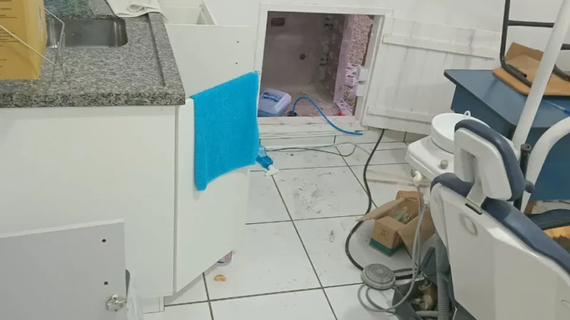 UBS Mato Alto/Lagoão sofre vandalismo e furto durante o fim de semana em Araranguá