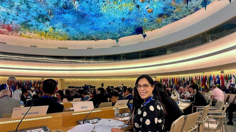 Deputada Geovania de Sá representa o Brasil na Conferência Internacional do Trabalho da OIT em Genebra e defende aposentadoria especial