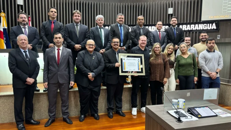Câmara de Araranguá homenageia Eduardo Both, fundador da Both Bier