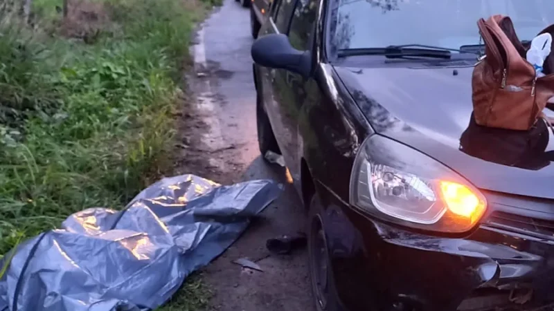 Mulher morre atropelada após acidente de moto na SC-290 em São João do Sul
