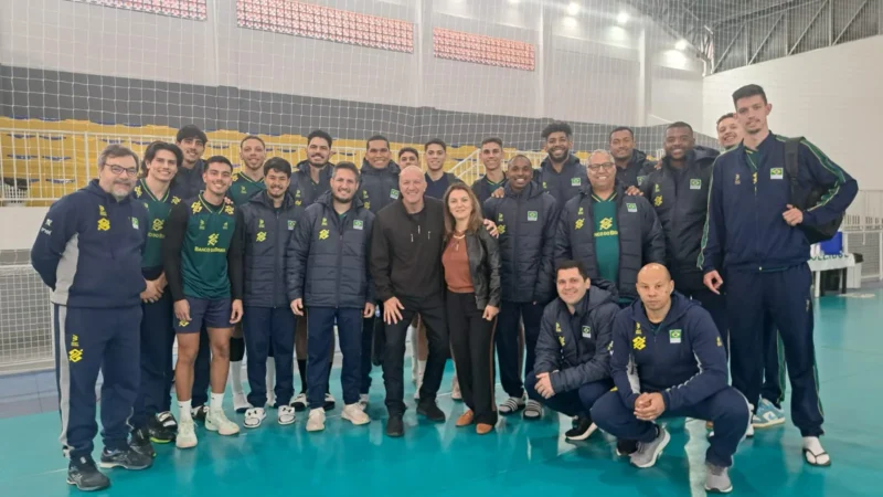 Vôlei: seleção brasileira de novos estreia amistosos contra equipe coreana