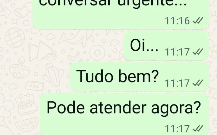 Em um segundo, tudo pode mudar