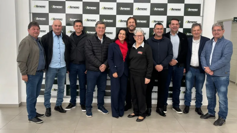 AMESC recebe comitiva da FECAM e fortalece diálogo regional com municípios do Extremo Sul