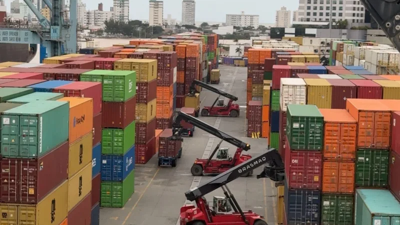 Porto de Itajaí registra alta histórica de 1.686% e movimenta 1,8 milhão de toneladas no semestre