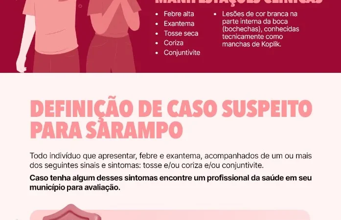 Santa Catarina inicia busca ativa por vacinação contra o sarampo