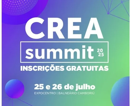 CREA Summit 2025 debate inovação, tecnologia e sustentabilidade nas engenharias