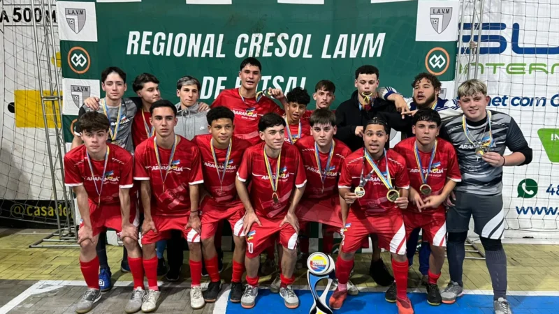 Araranguá conquista título do futsal sub-17 na LAVM