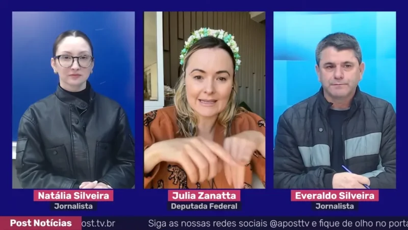 Deputada Federal Julia Zanatta (PL) critica autoritarismo e defende liberdade em entrevista para PostTV