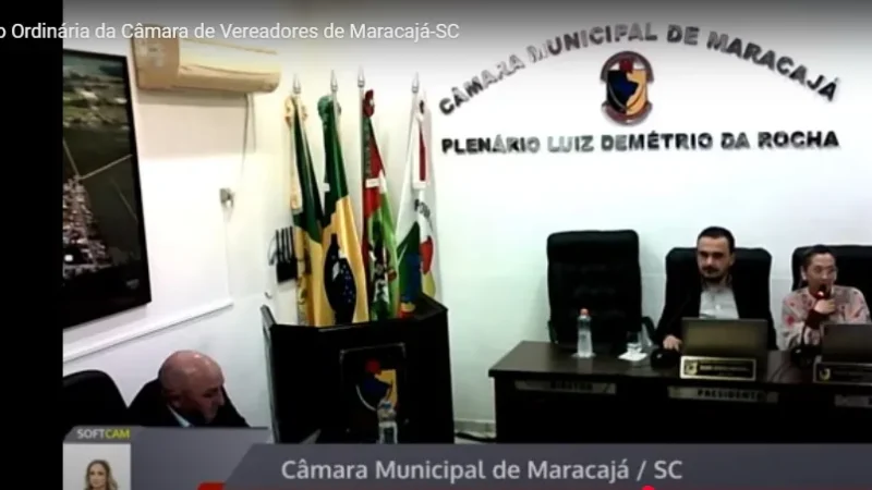 Câmara de Vereadores de Maracajá realiza 24ª Sessão Ordinária e reforça convite para desfile cívico em 6 de setembro