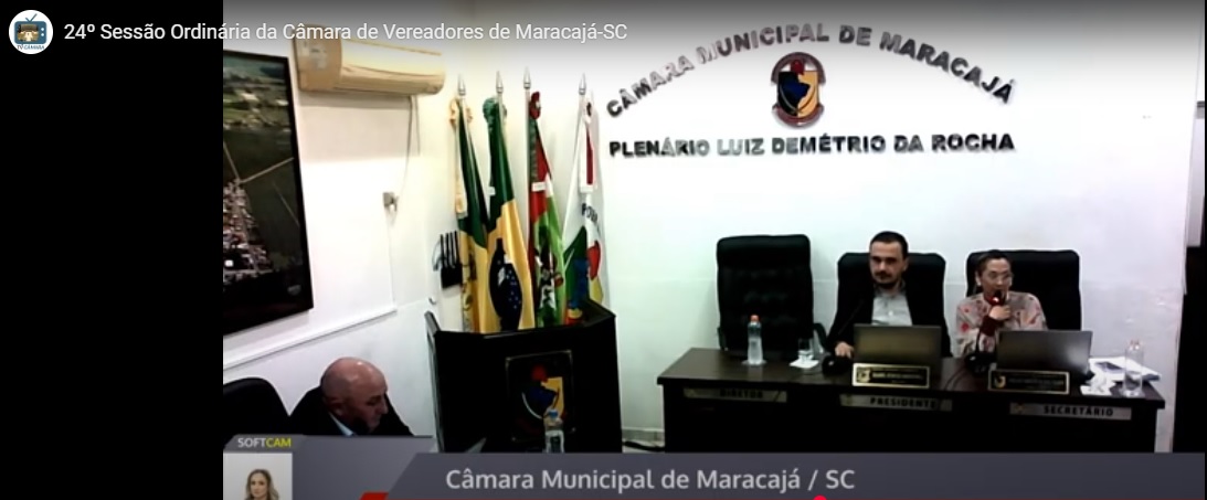 Câmara de Vereadores de Maracajá realiza 24ª Sessão Ordinária e reforça convite para desfile cívico em 6 de setembro