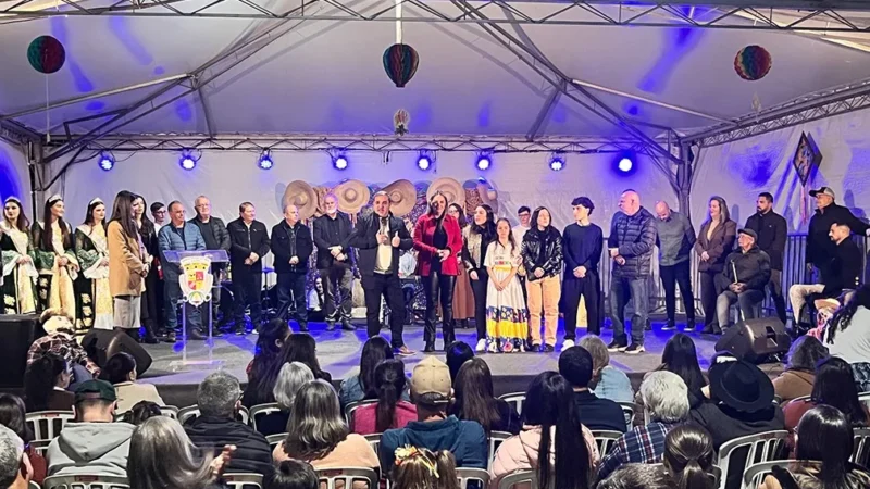 Cultura celebrada com festa e inaugurações em Santa Rosa do Sul