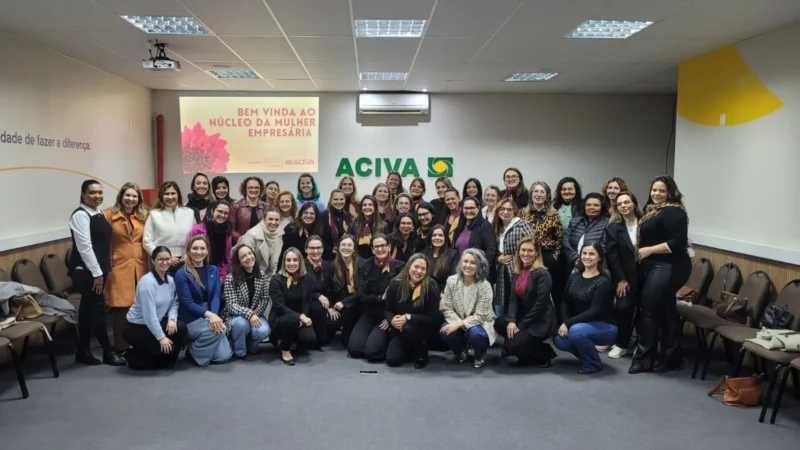 Núcleo da Mulher Empresária da ACIVA promove sensibilização e fortalece protagonismo feminino