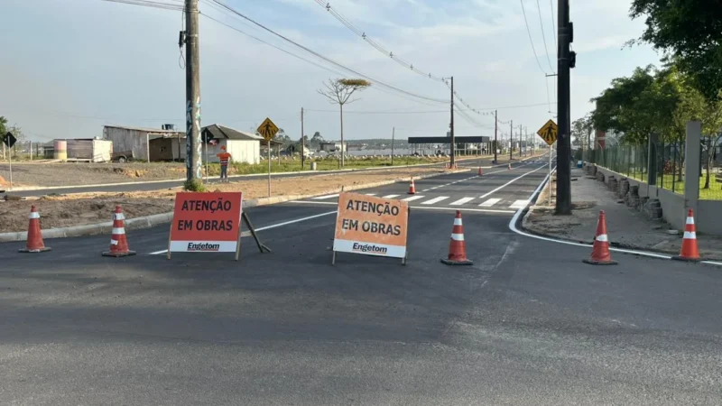 Revitalização da Avenida Antônio Manoel João entra na fase final em Araranguá