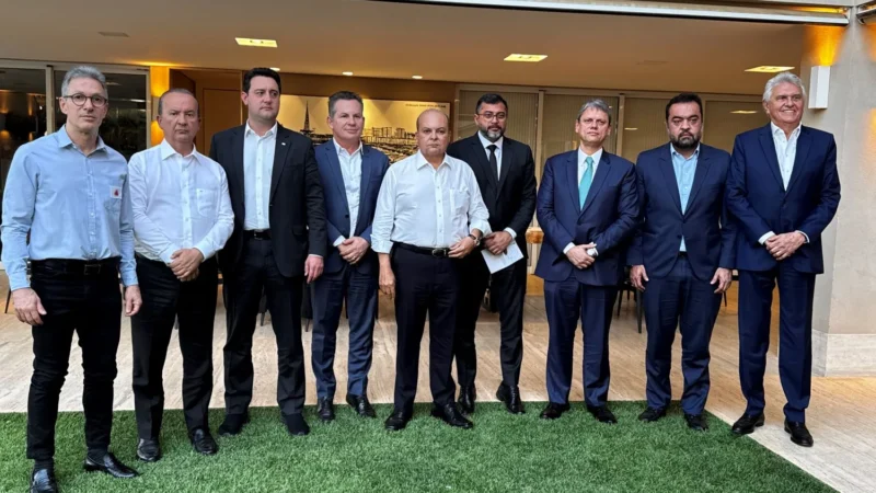 Nove governadores querem reação imediata do Governo Federal contra tarifaço dos EUA