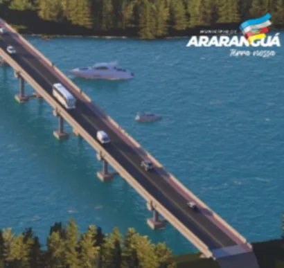 Araranguá cadastra proposta para construção da ponte sobre o Rio Araranguá com repasse estadual de mais de R$ 24 milhões