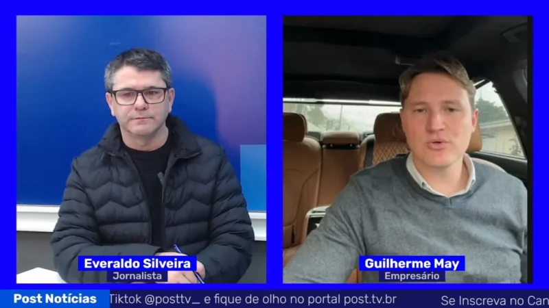 Guilherme May anuncia apoio a pré-candidatura de Ulisses Gabriel e Ricardo Guidi