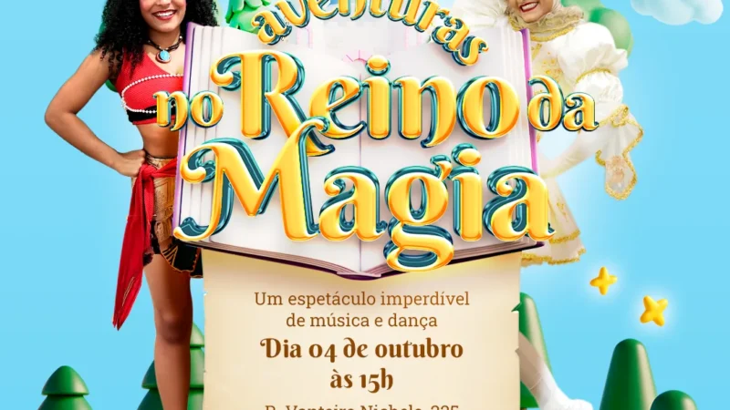 Aventuras no Reino da Magia encanta o Contato Eco Parque no mês das Crianças