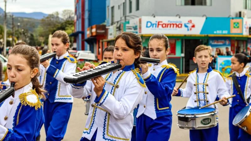 Desfile Cívico reúne comunidade e celebra Independência em Praia Grande
