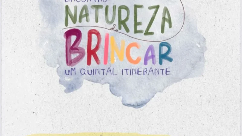 Encontro gratuito resgata o brincar livre com arte e cultura no bairro Renascer