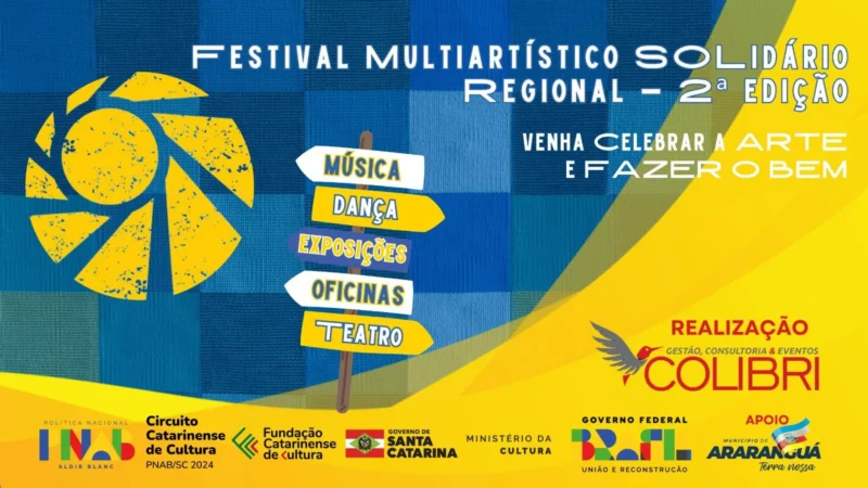 Festival na Praça Hercílio Luz celebra arte, cultura e diversidade neste sábado