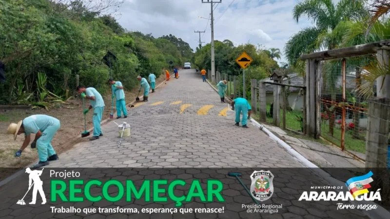 Reunião institucional fortalece parceria entre Araranguá e São Jerônimo/RS no Projeto Recomeçar