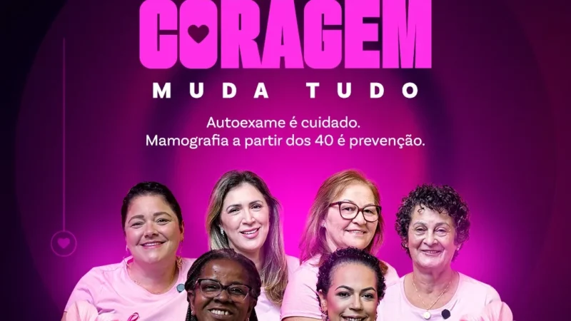 Campanha “Um Toque de Coragem Muda Tudo” inspira mulheres de Araranguá na luta contra o câncer de mama