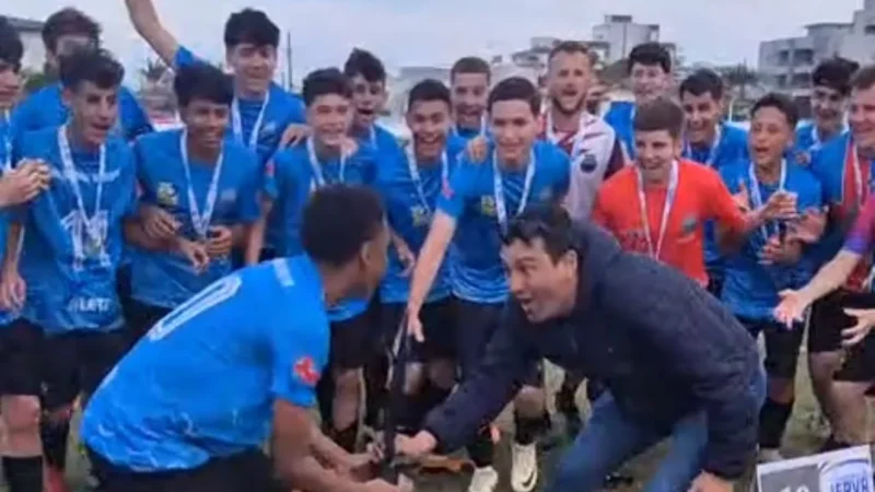 Balneário Gaivota faz história e conquista título inédito no futebol do 53º JERVA