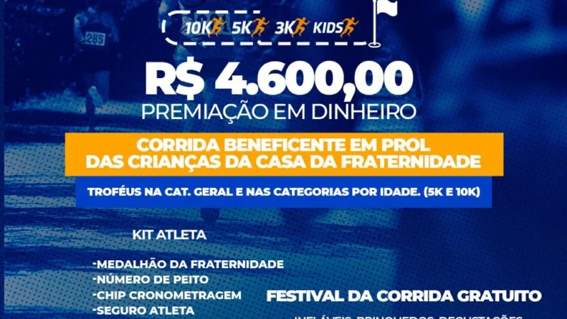 Corrida da Fraternidade une esporte, solidariedade e cultura em Balneário Arroio do Silva