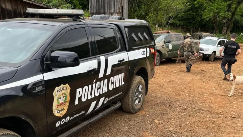 Operação conjunta combate caça ilegal e prende homem por posse de armas em Jacinto Machado