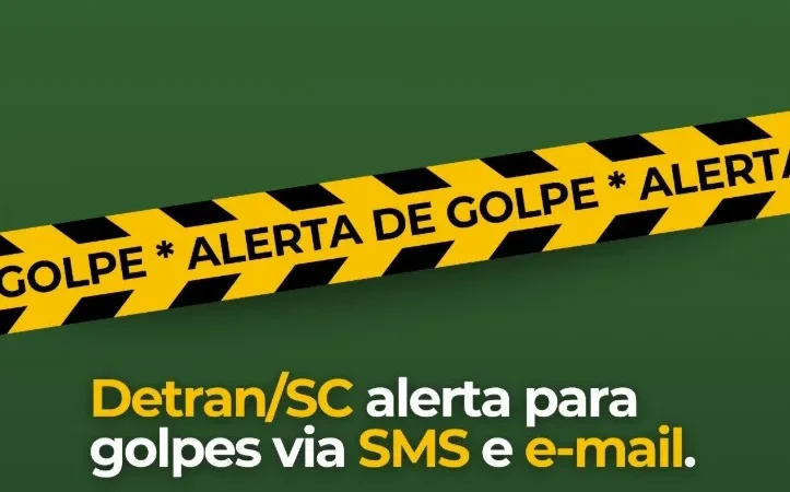 Detran/SC alerta para golpes envolvendo mensagens falsas de suspensão da CNH