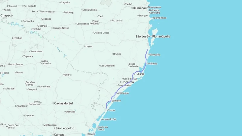 Obras de adequação alteram acesso à Araranguá na BR-101 Sul