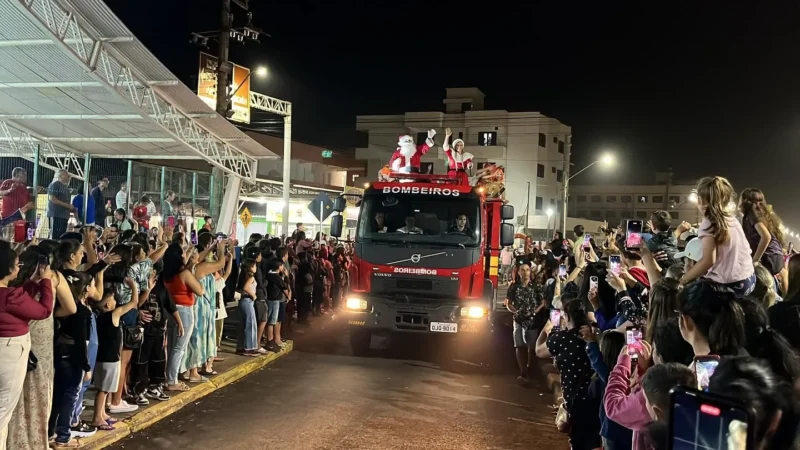 Papai Noel chega a Balneário Arroio do Silva no dia 13 de dezembro