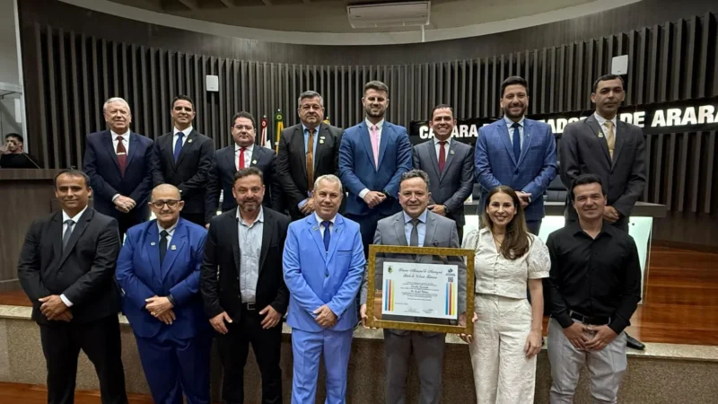 Câmara de Araranguá concede Título de Cidadania Honorária ao Dr. André Pedroso
