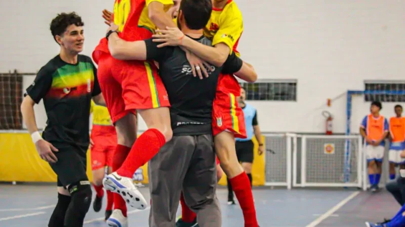 Projeto de futsal de Sombrio é aprovado pela Fesporte e garante investimento para ampliar formação de atletas