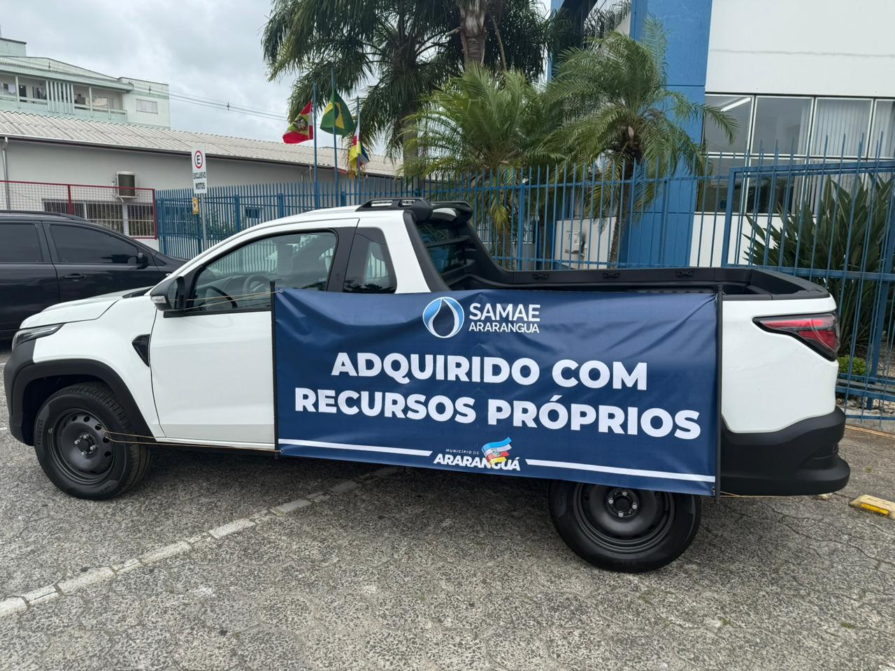 SAMAE de Araranguá inicia 2026 com novos investimentos e reforça frota com veículo zero quilômetro