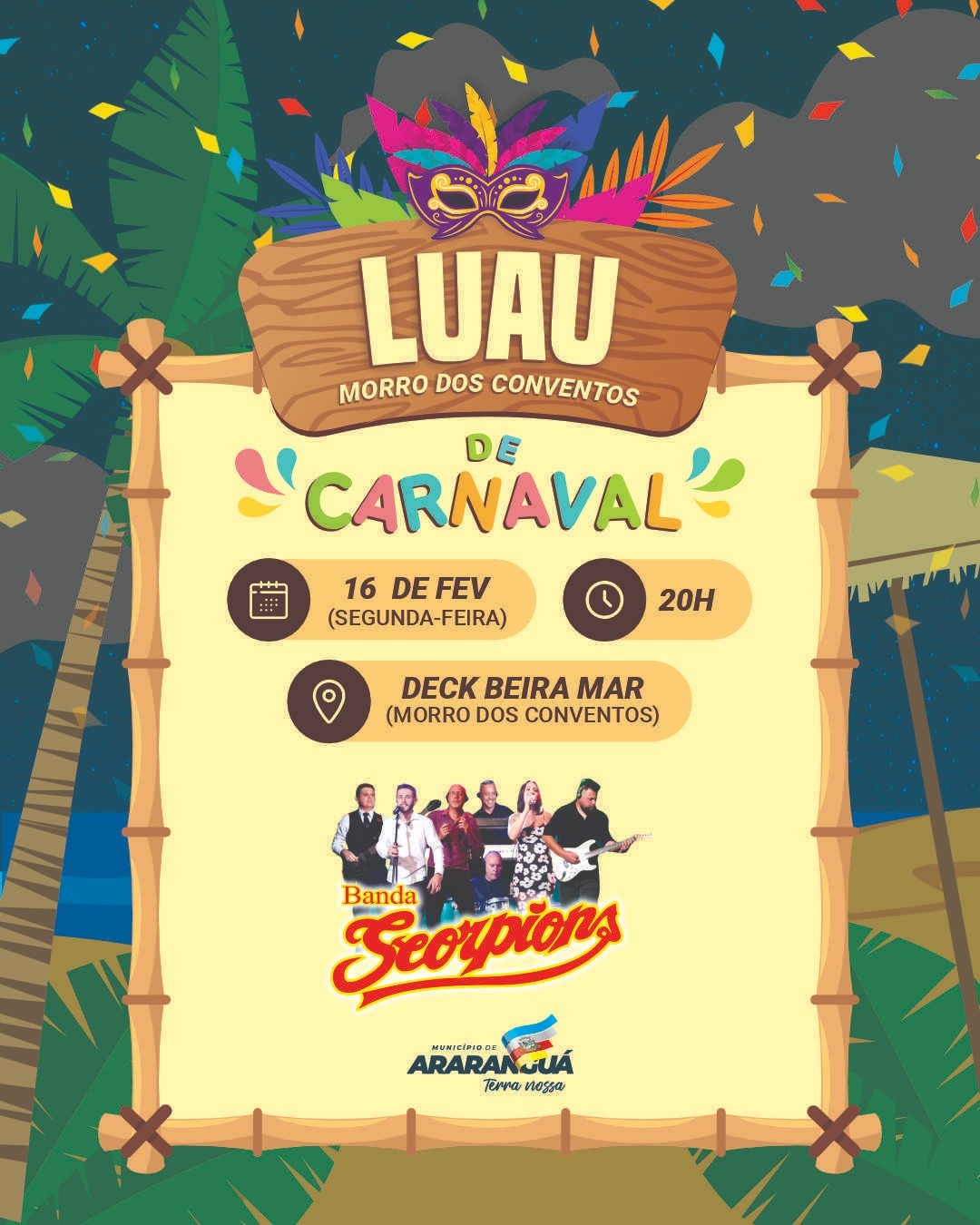 Lua, mar e boas vibrações tomam conta do Morro dos Conventos