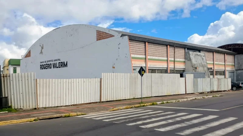 Ginásio Rogério Valerim inicia obra histórica de modernização e ampliação em Sombrio