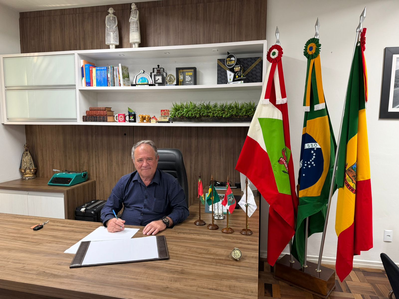 Laerte Casagrande assume Prefeitura de Turvo durante férias do prefeito