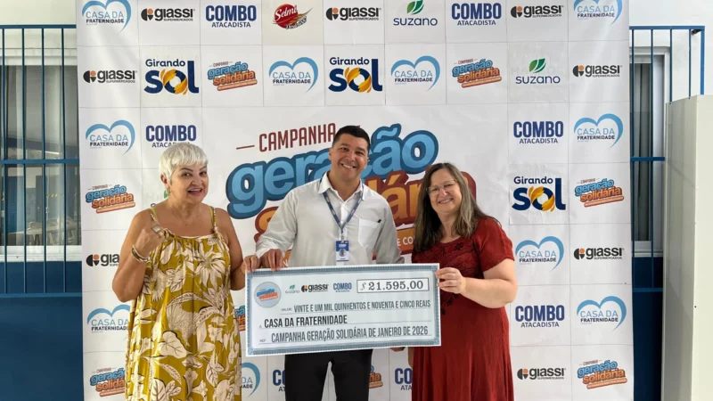 Casa da Fraternidade colhe resultados da Geração Solidária