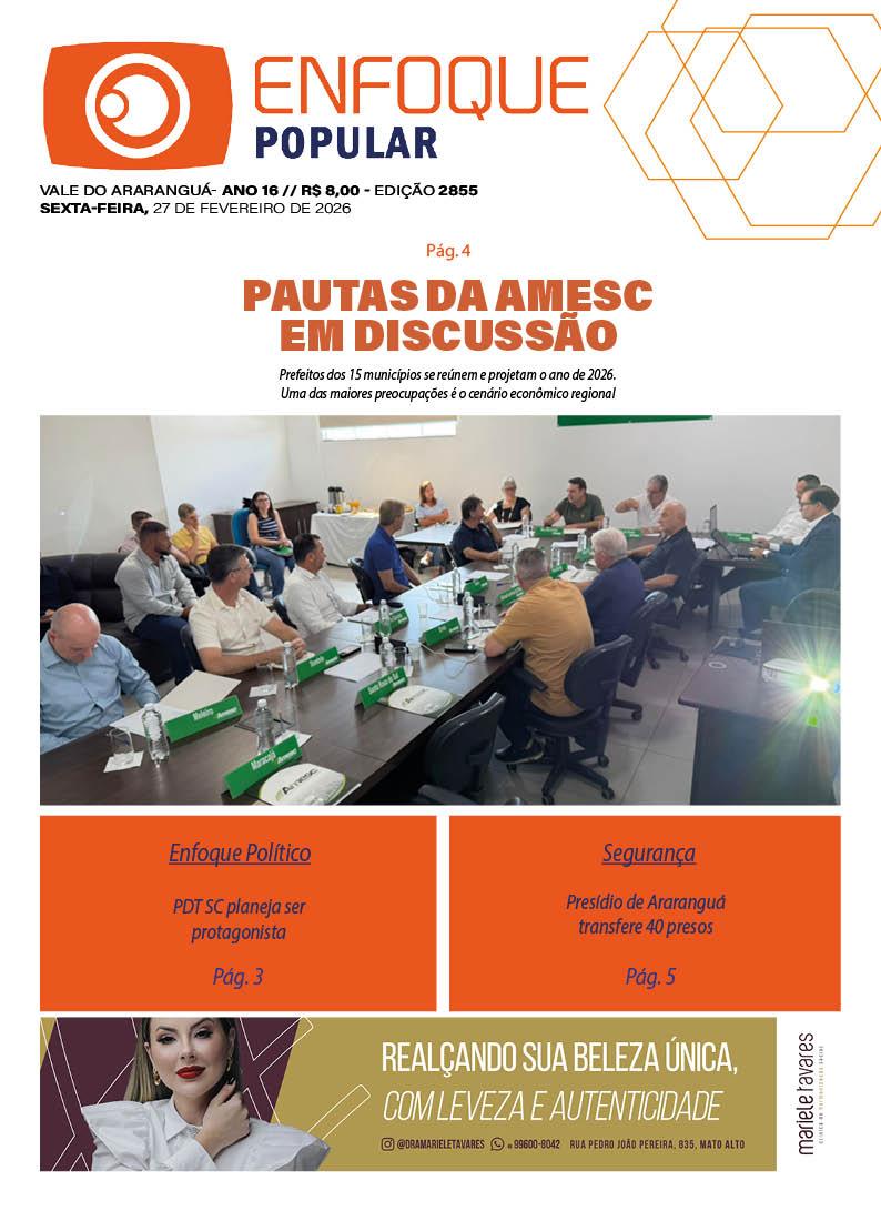 Jornal Enfoque Popular – Edição 2855 – Pautas da AMESC em discussão