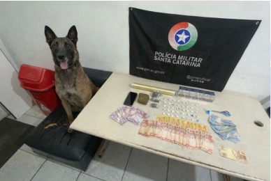 PRISÃO POR AMEAÇA E APREENSÃO DE DROGAS MARCAM AÇÕES DA PM EM Araranguá