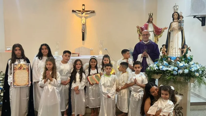 Comunidade Cristo Rei recebe tríduo da 178ª Romaria de Nossa Senhora Mãe dos Homens em Araranguá