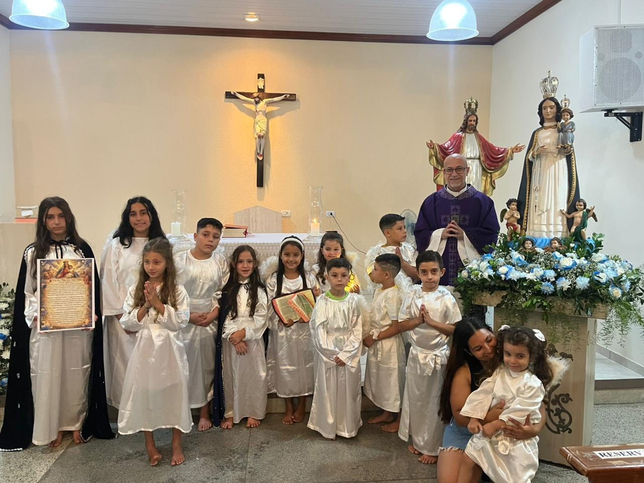 Comunidade Cristo Rei recebe tríduo da 178ª Romaria de Nossa Senhora Mãe dos Homens em Araranguá