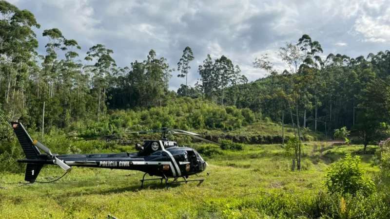 Trator tomba sobre jovem no interior de Jacinto Machado e mobiliza helicóptero aeromédico