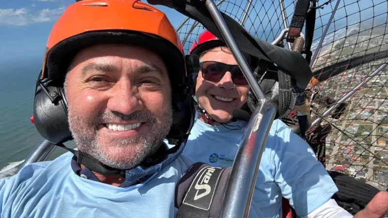 Emoção no céu: Voo Eficiente reúne centenas de pessoas e leva inclusão às alturas em Balneário Gaivota