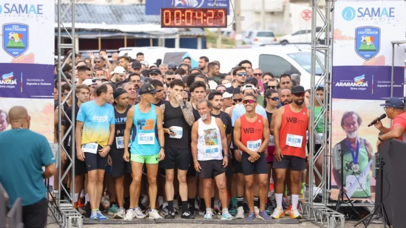 Corrida reúne 400 atletas e movimenta o Morro dos Conventos em Araranguá